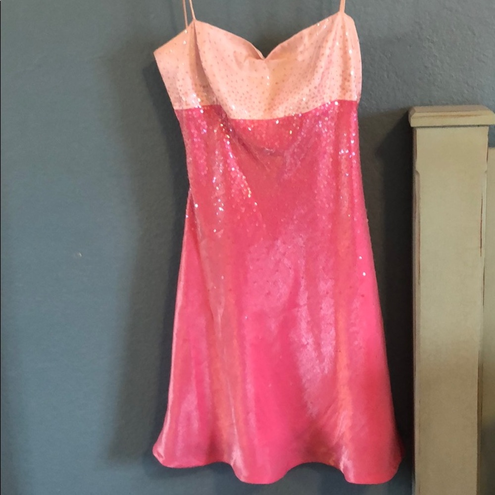 Adorable custom made pink dress!